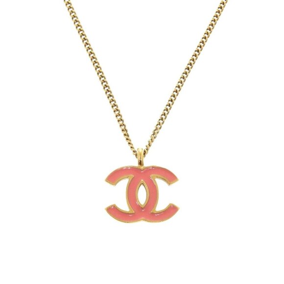 CHANEL Orange Logo Necklace - Picture 2 of 5